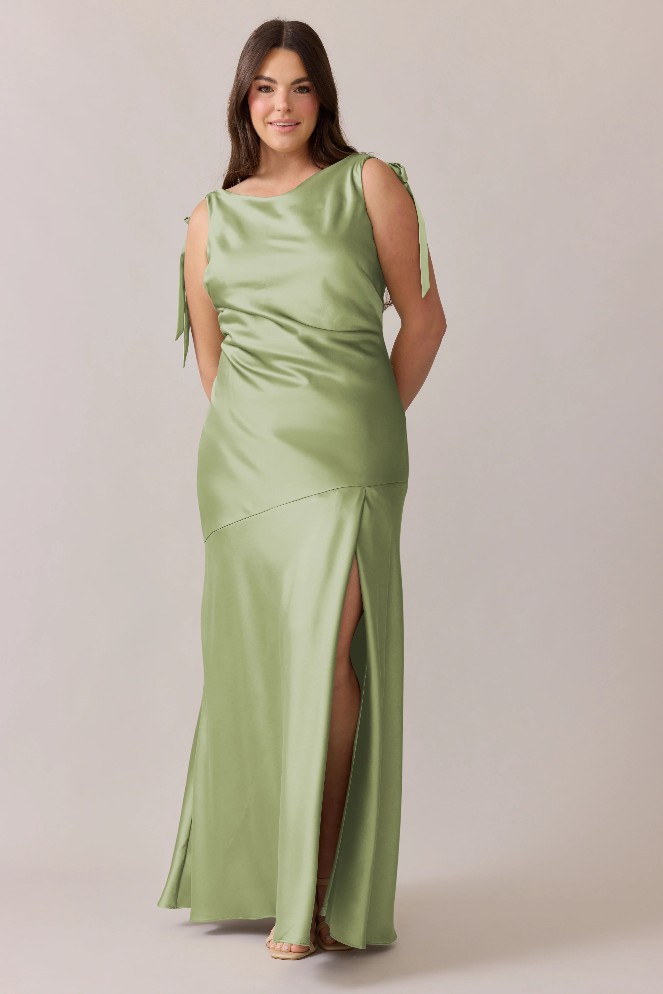 Aaliyah Satin Dress | Made To Order - Image 159