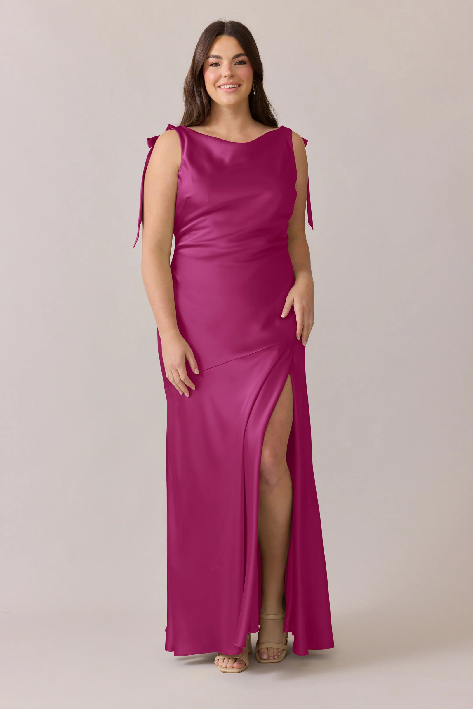 Aaliyah Satin Dress | Made To Order - Image 16