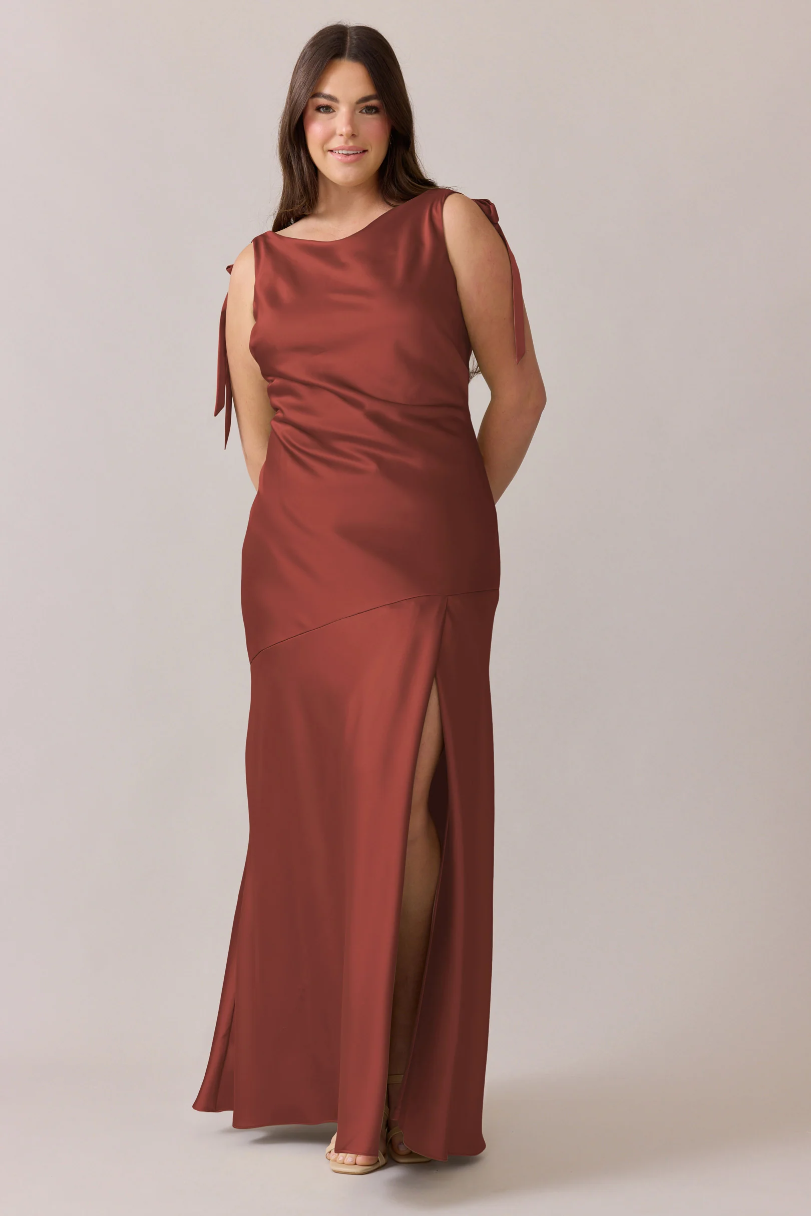 Aaliyah Satin Dress | Made To Order - Image 36