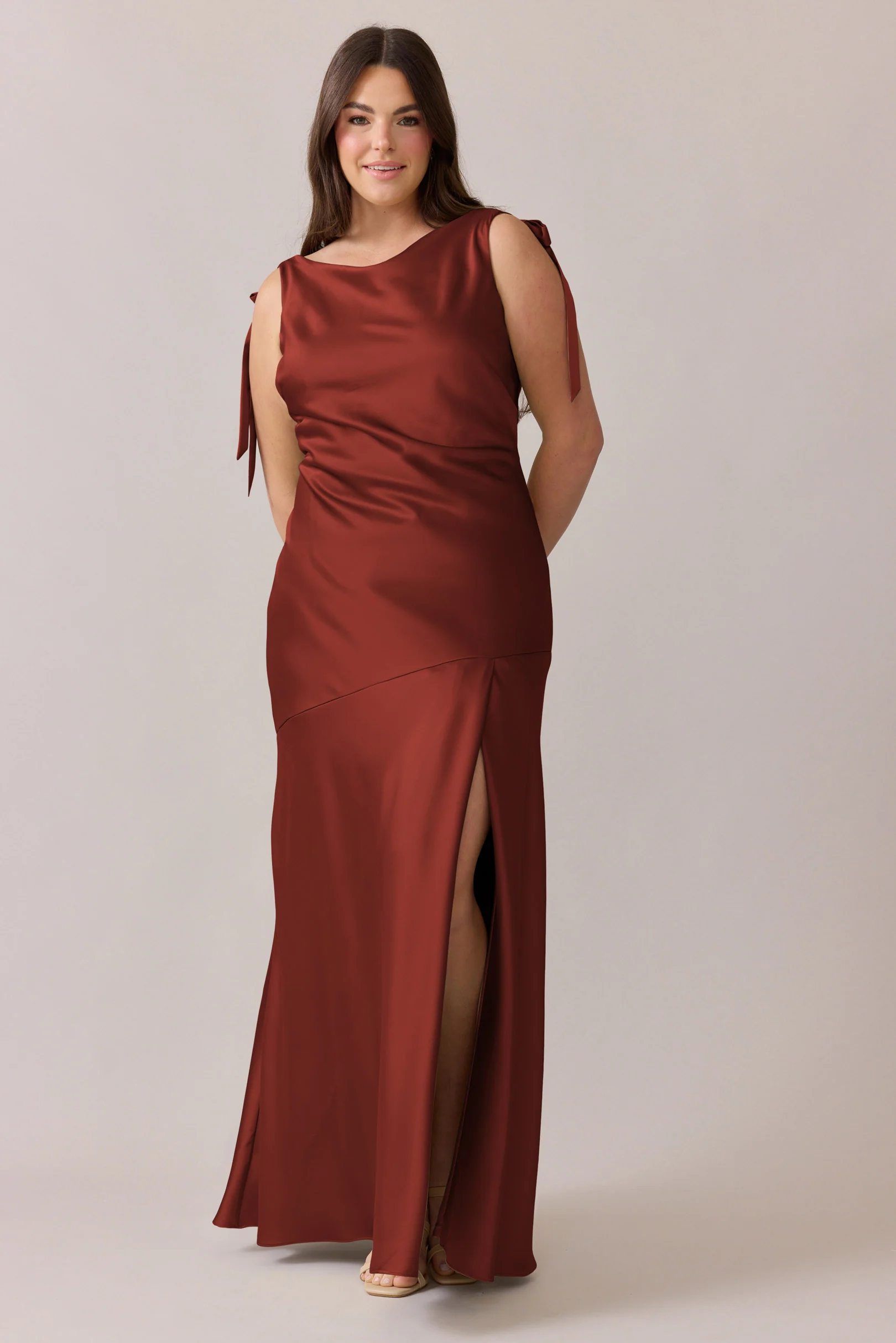 Aaliyah Satin Dress | Made To Order - Image 54
