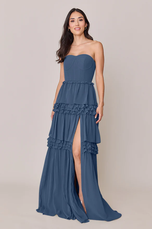 Adeline Chiffon Dress | Made To Order - Image 35