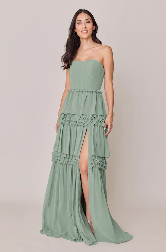 Adeline Chiffon Dress | Made To Order - Image 79