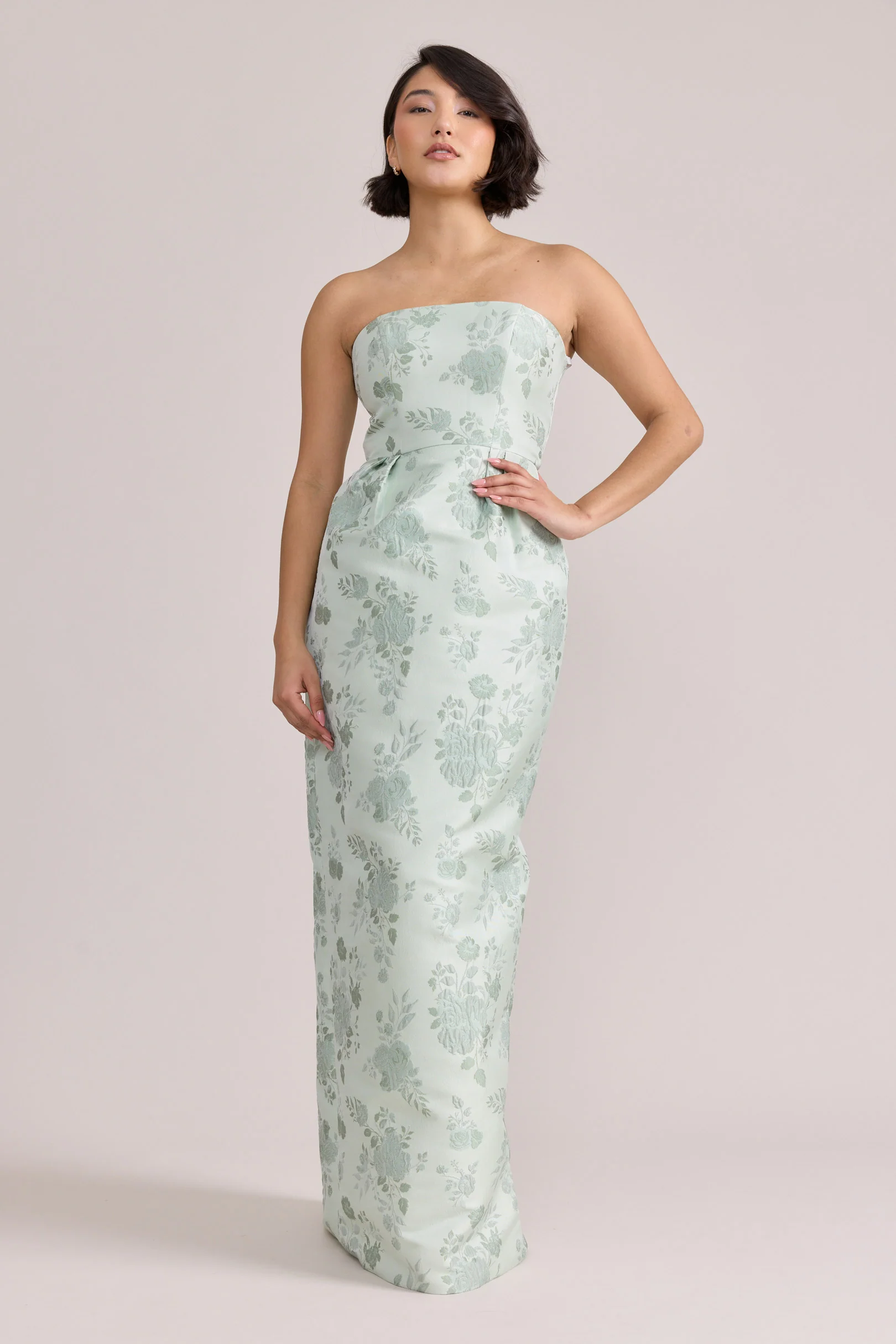 Adrienne Jacquard Dress | Made To Order - Image 10