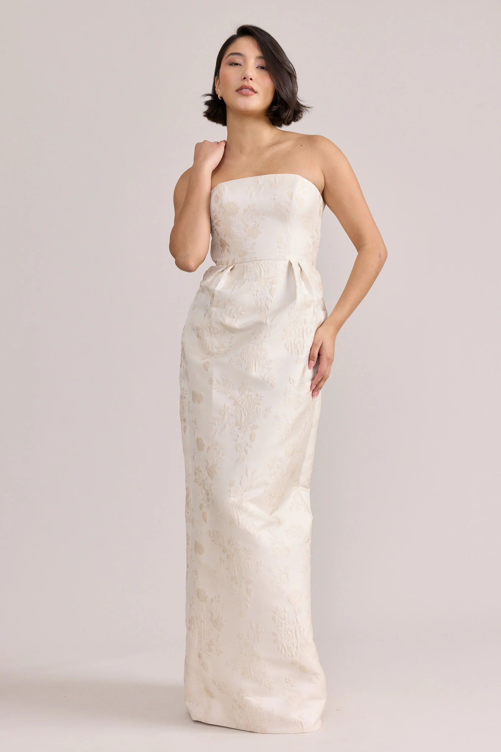 Adrienne Jacquard Dress | Made To Order - Image 12