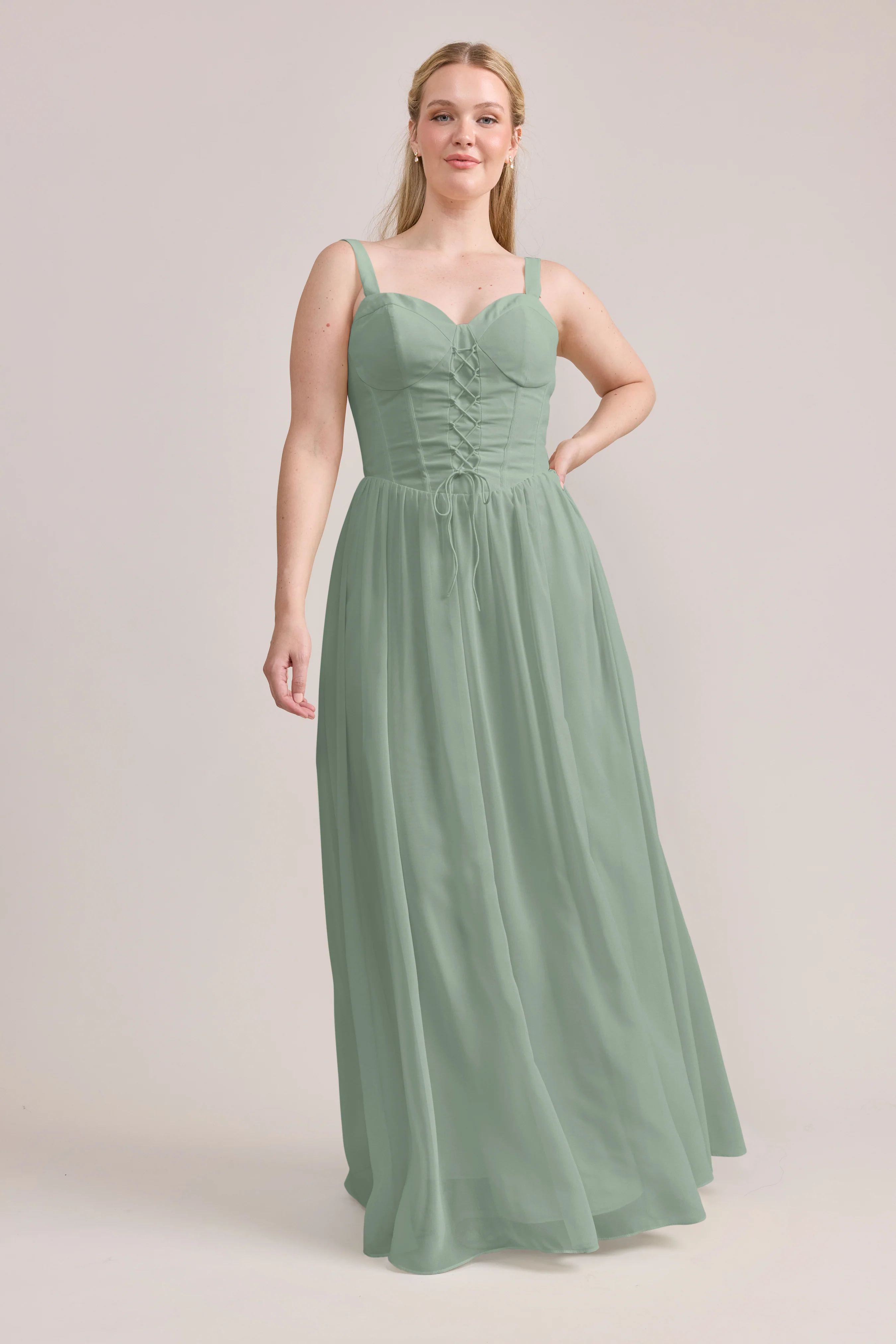 Alena Chiffon Dress | Made To Order - Image 118