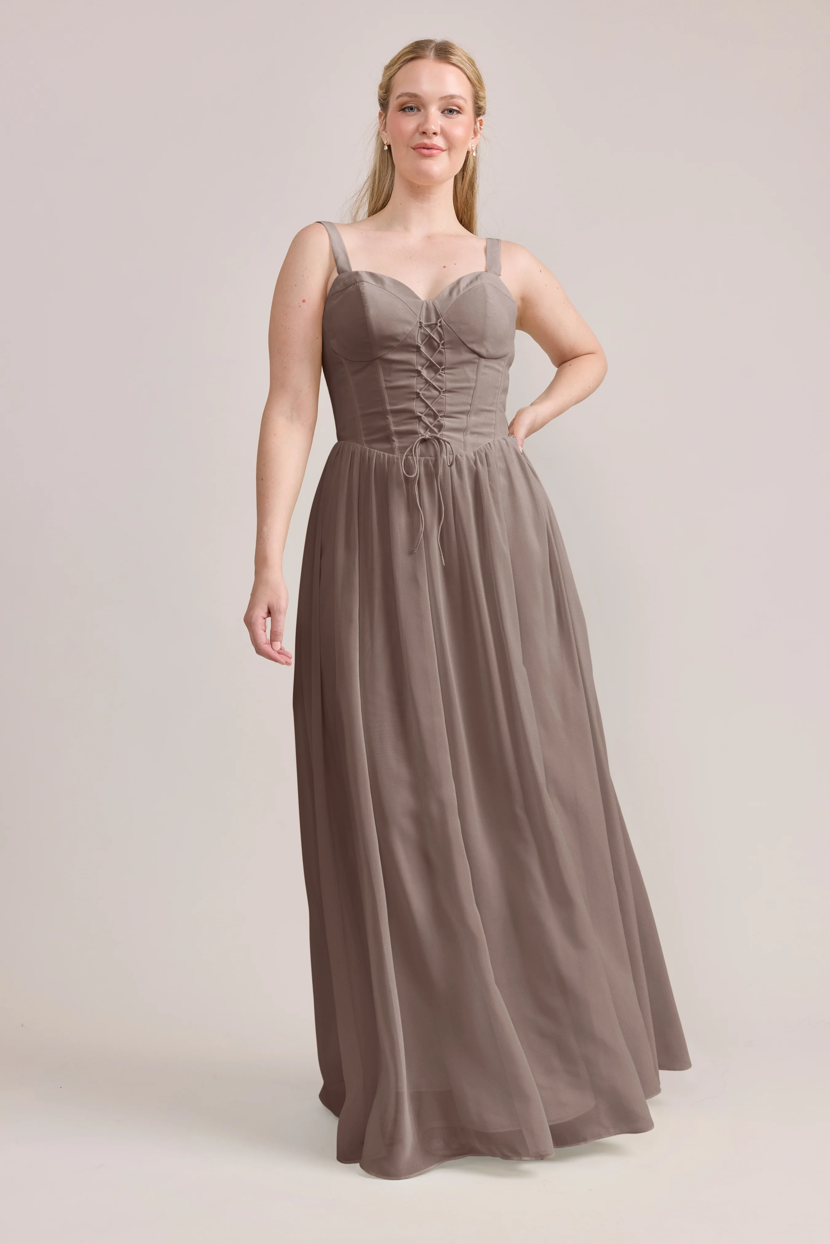 Alena Chiffon Dress | Made To Order - Image 57