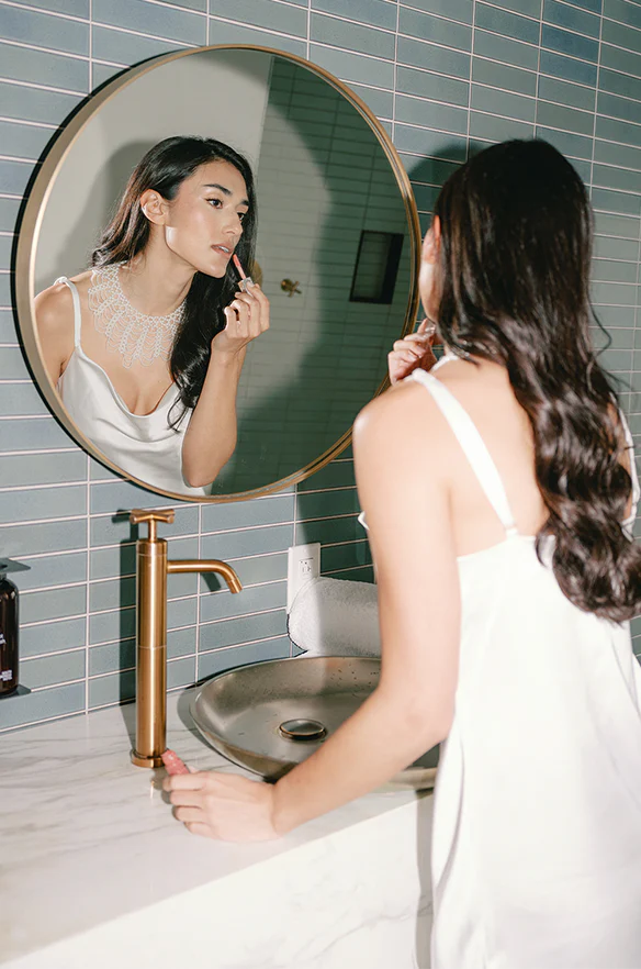 All Nighter Satin + Feathers Sleep Dress | Made To Order - Image 3