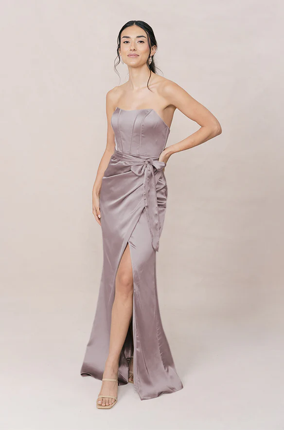 Amara Satin Dress | Made To Order - Image 100