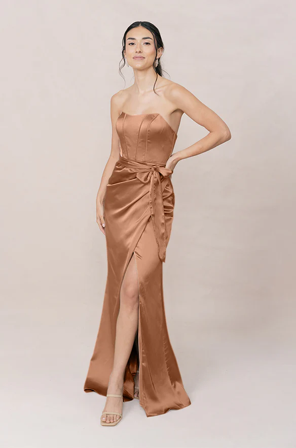 Amara Satin Dress | Made To Order - Image 104