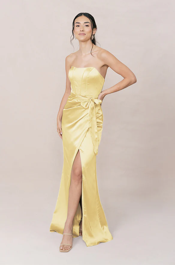 Amara Satin Dress | Made To Order - Image 106
