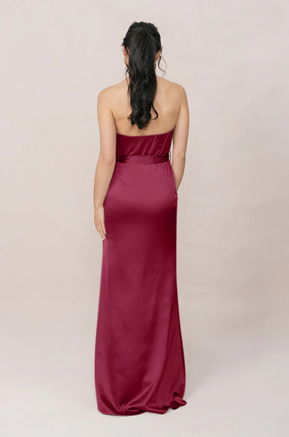 Amara Satin Dress | Made To Order - Image 15