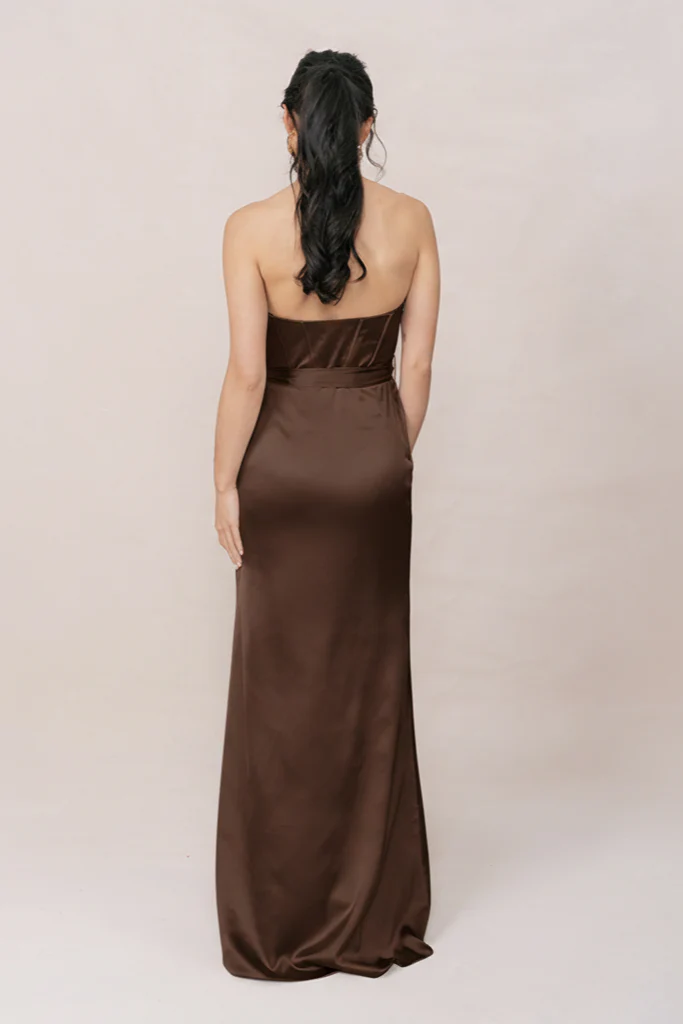 Amara Satin Dress | Made To Order - Image 172