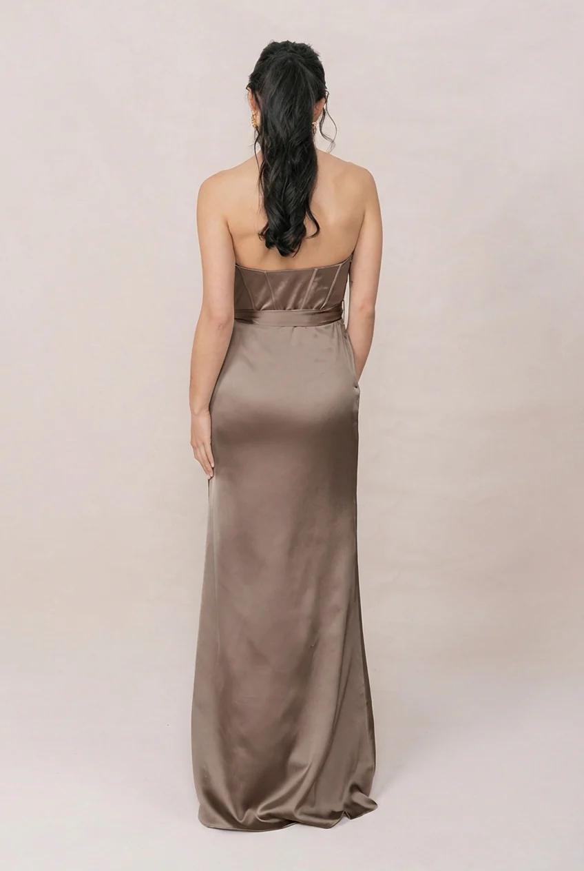 Amara Satin Dress | Made To Order - Image 173
