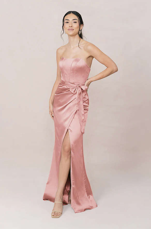 Amara Satin Dress | Made To Order - Image 20