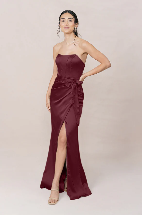 Amara Satin Dress | Made To Order - Image 22