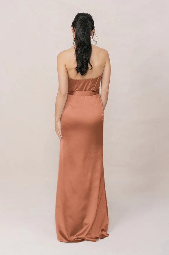 Amara Satin Dress | Made To Order - Image 29