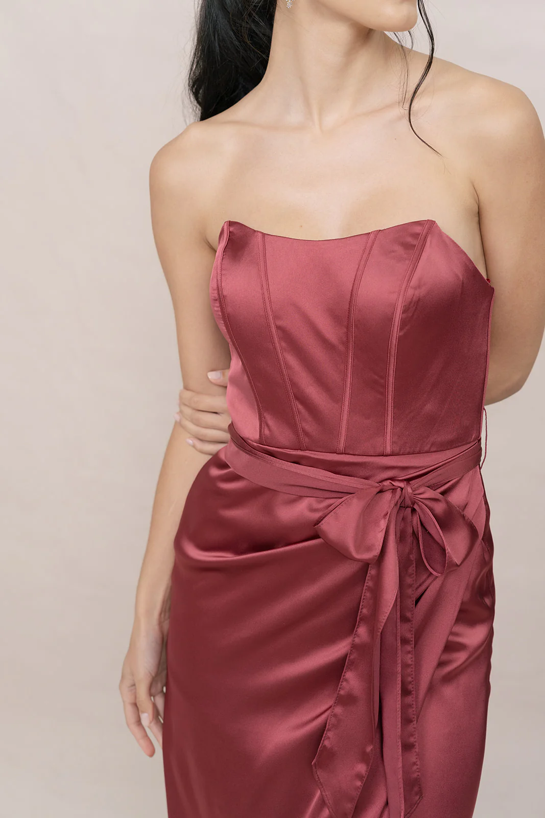 Amara Satin Dress | Made To Order - Image 4