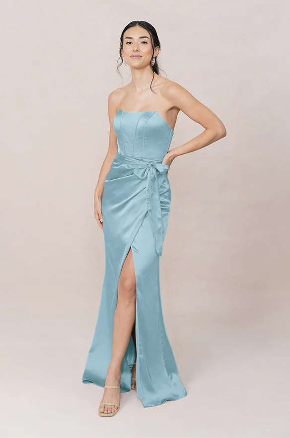 Amara Satin Dress | Made To Order - Image 56