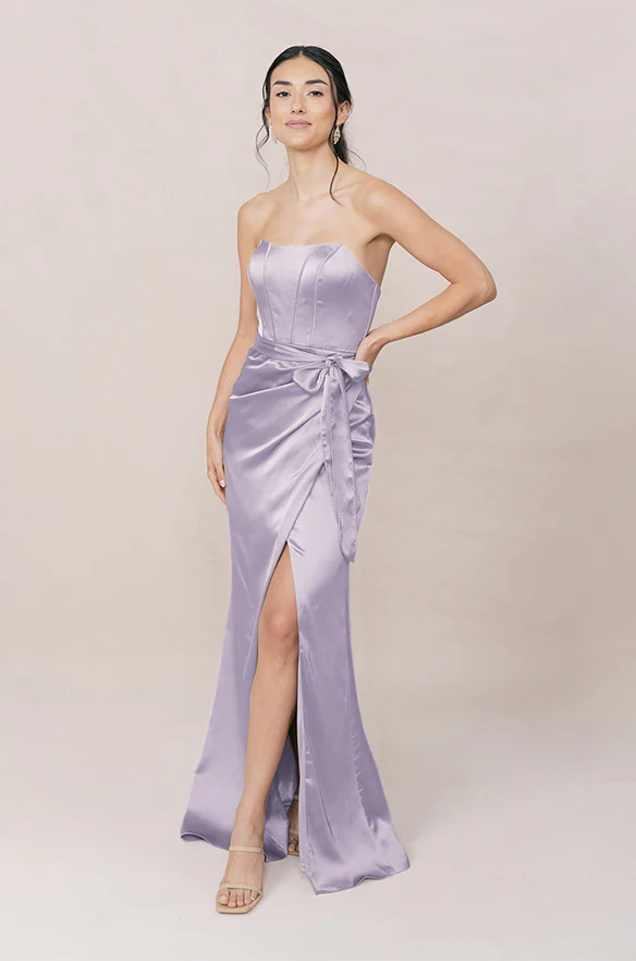 Amara Satin Dress | Made To Order - Image 58
