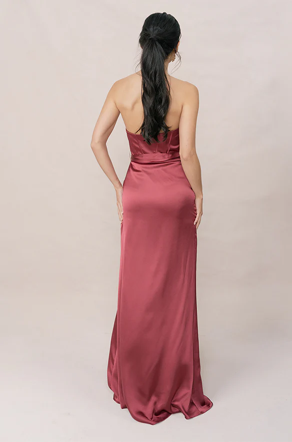 Amara Satin Dress | Made To Order - Image 6
