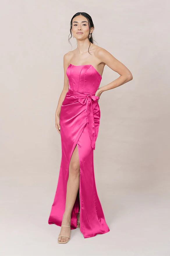 Amara Satin Dress | Made To Order - Image 64