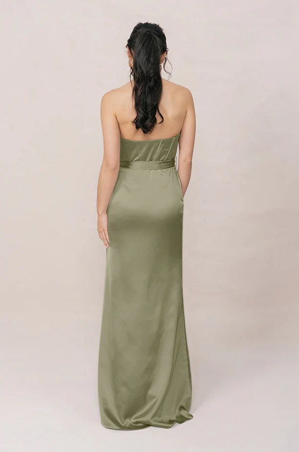Amara Satin Dress | Made To Order - Image 69