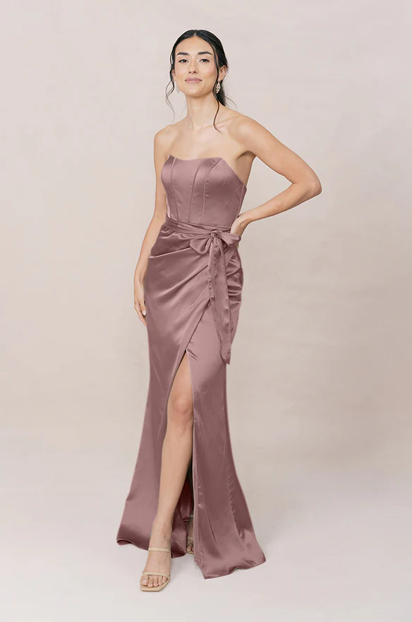 Amara Satin Dress | Made To Order - Image 82