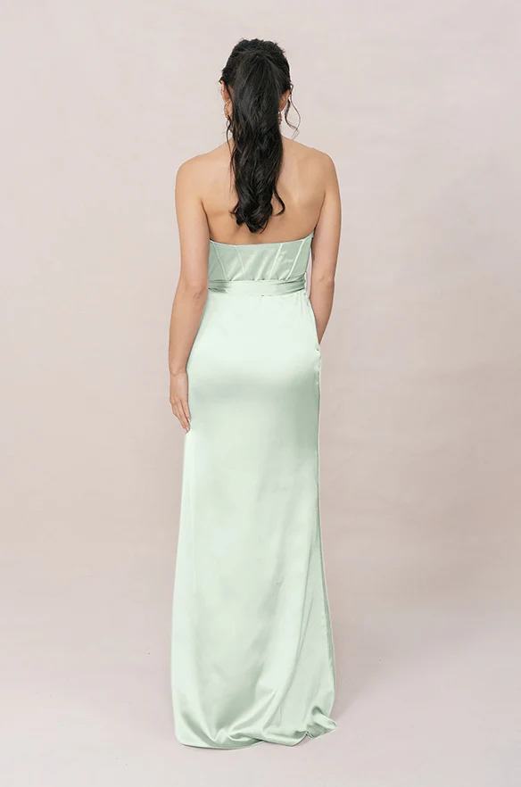 Amara Satin Dress | Made To Order - Image 9
