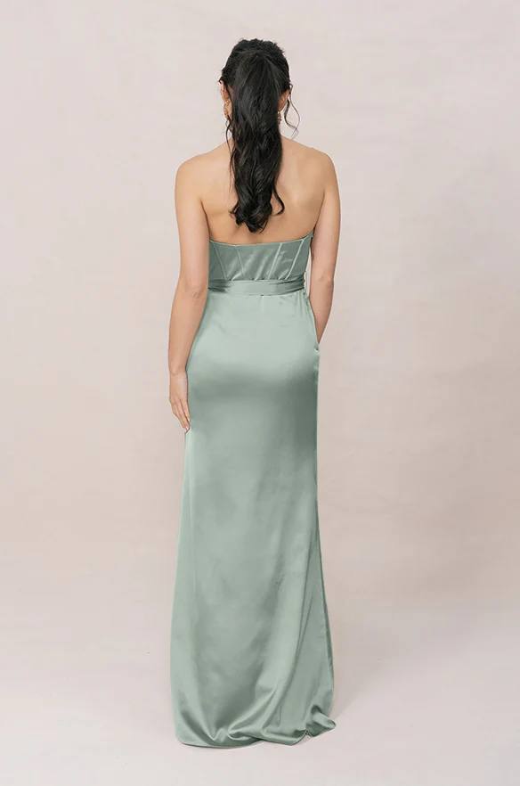 Amara Satin Dress | Made To Order - Image 91