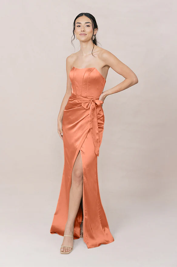 Amara Satin Dress | Made To Order - Image 98