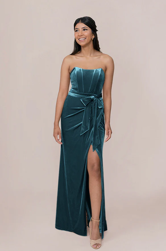 Amara Velvet Dress | Made To Order - Image 11