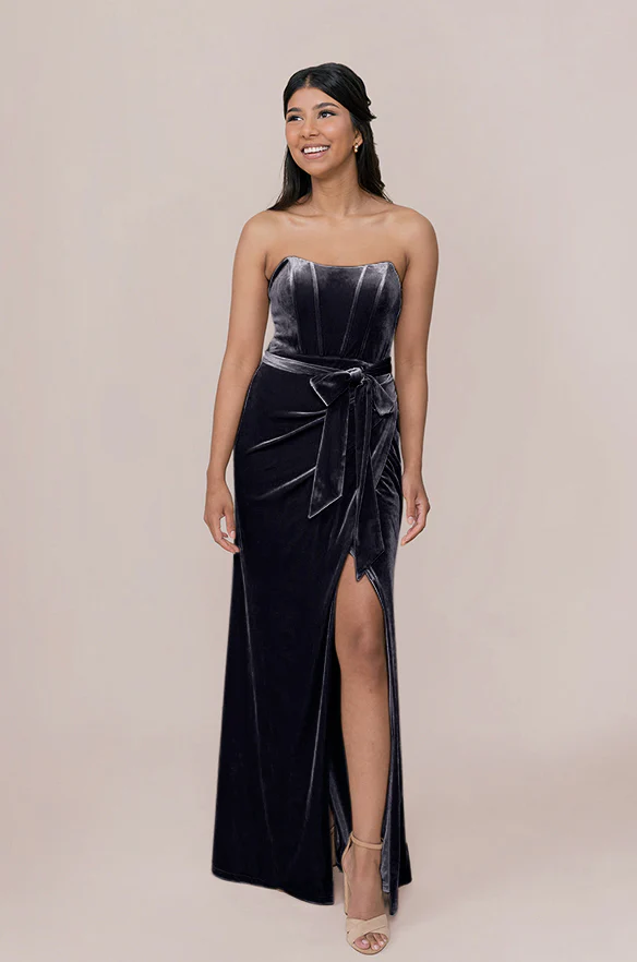 Amara Velvet Dress | Made To Order - Image 18
