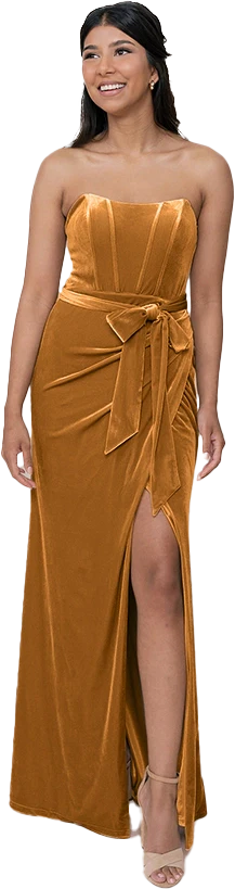 Amara Velvet Dress | Made To Order - Image 41