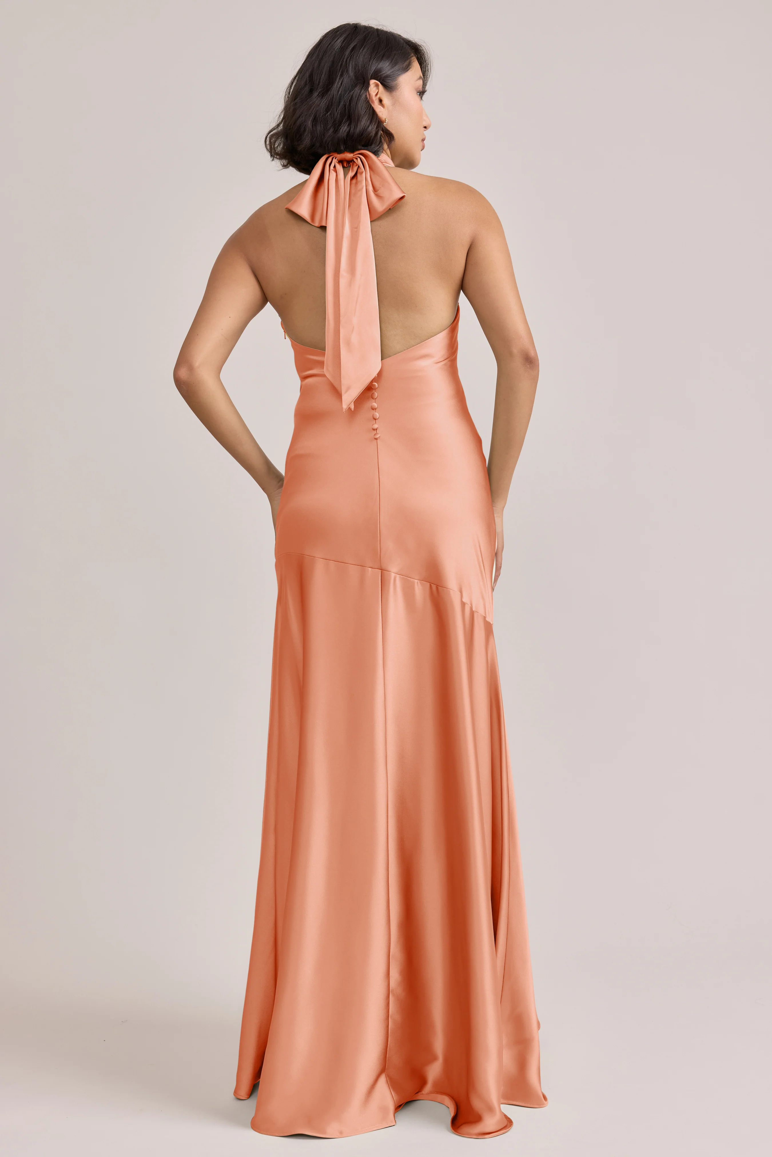 Amaya Satin Dress | Made To Order - Image 144