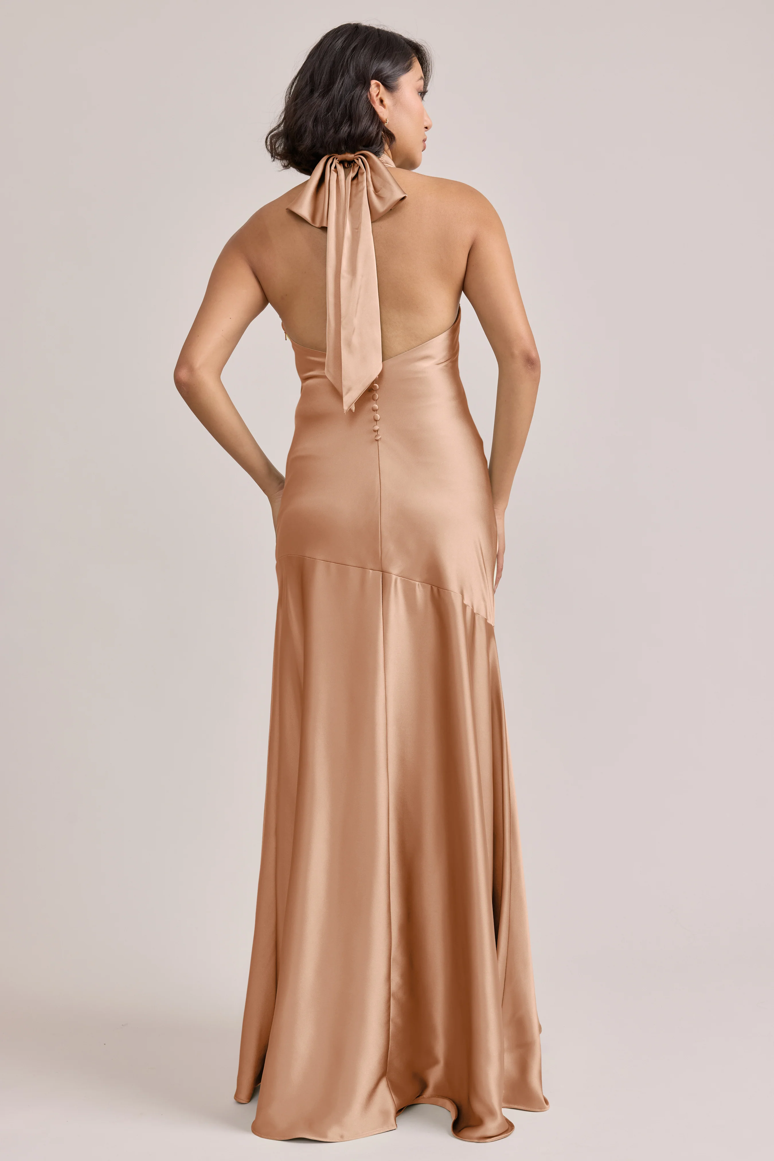 Amaya Satin Dress | Made To Order - Image 153