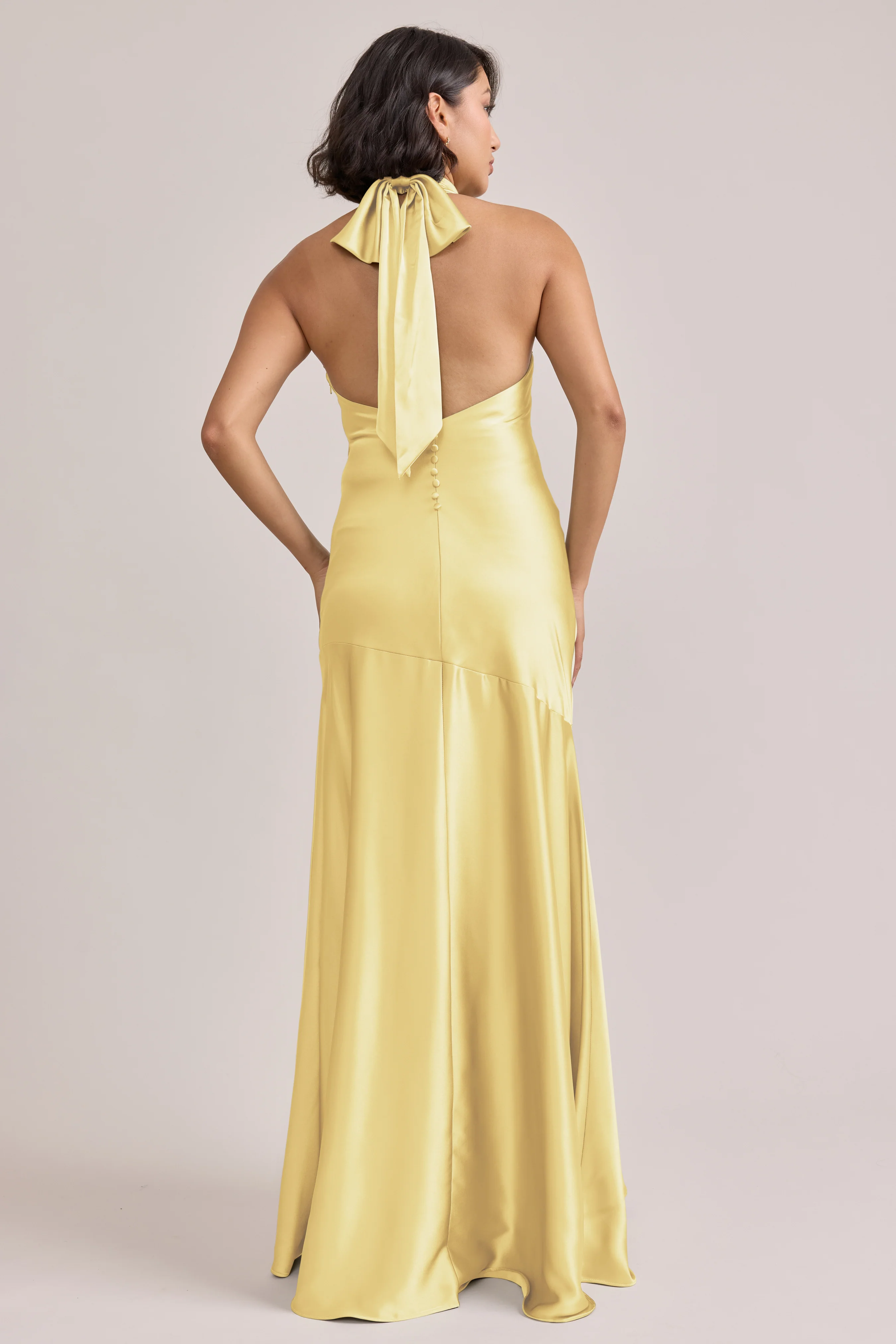 Amaya Satin Dress | Made To Order - Image 159