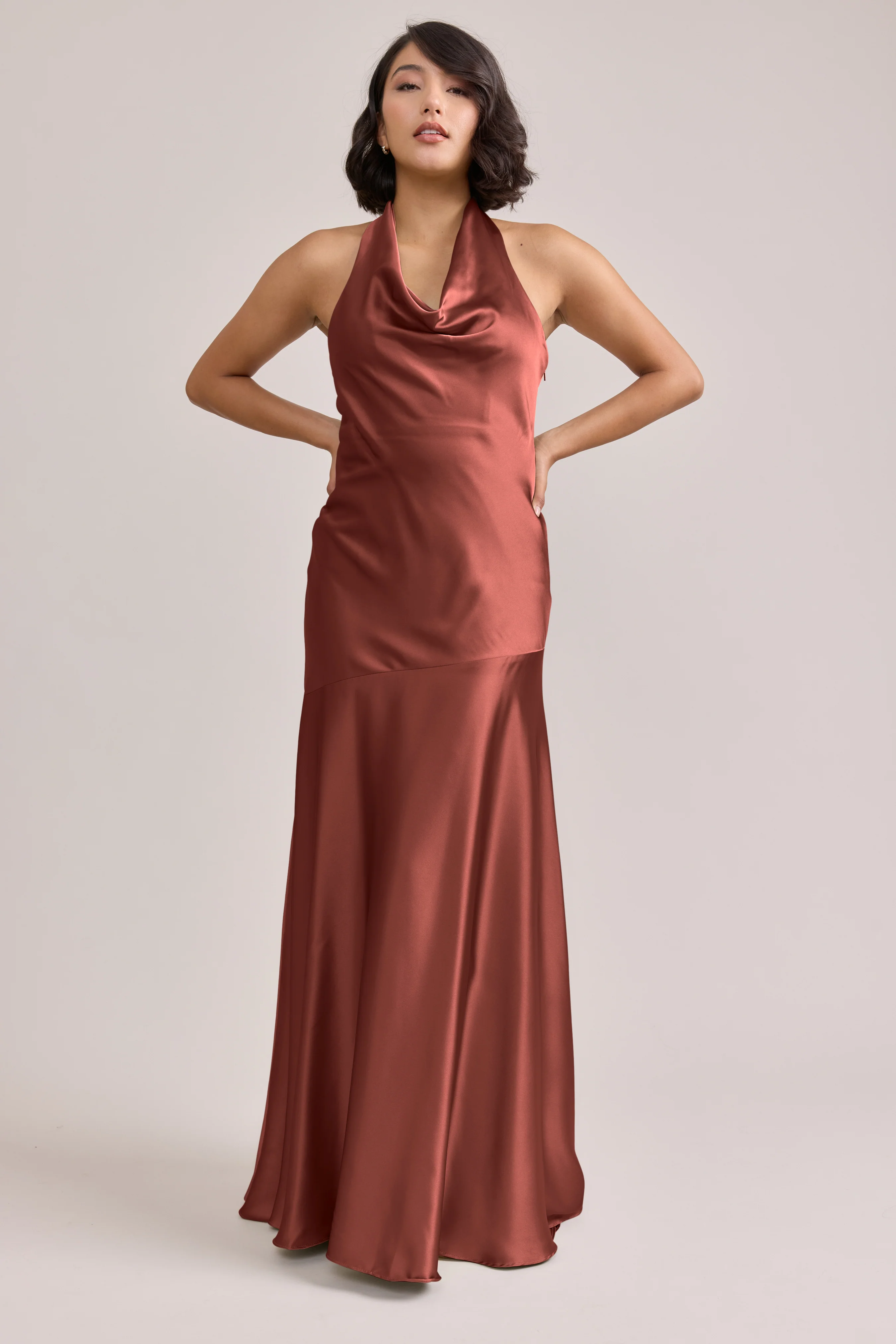 Amaya Satin Dress | Made To Order - Image 25