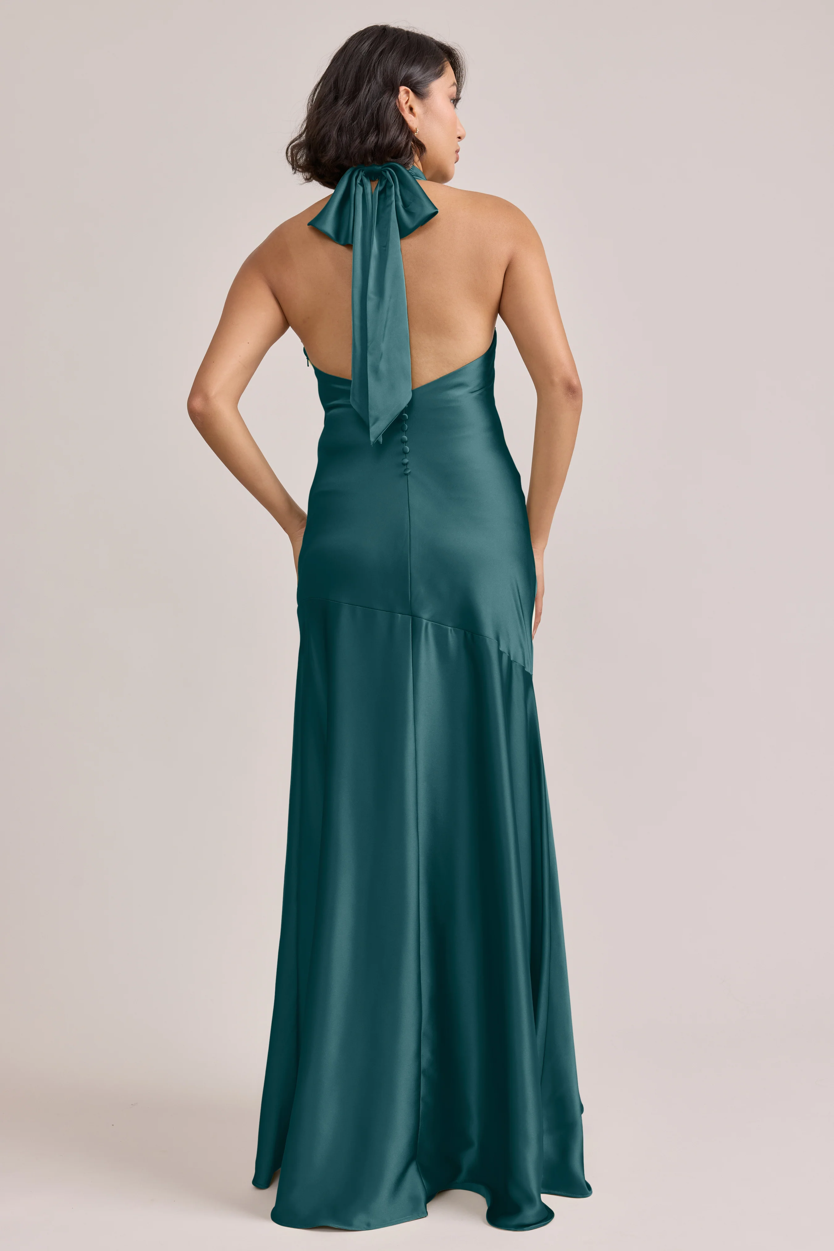Amaya Satin Dress | Made To Order - Image 28