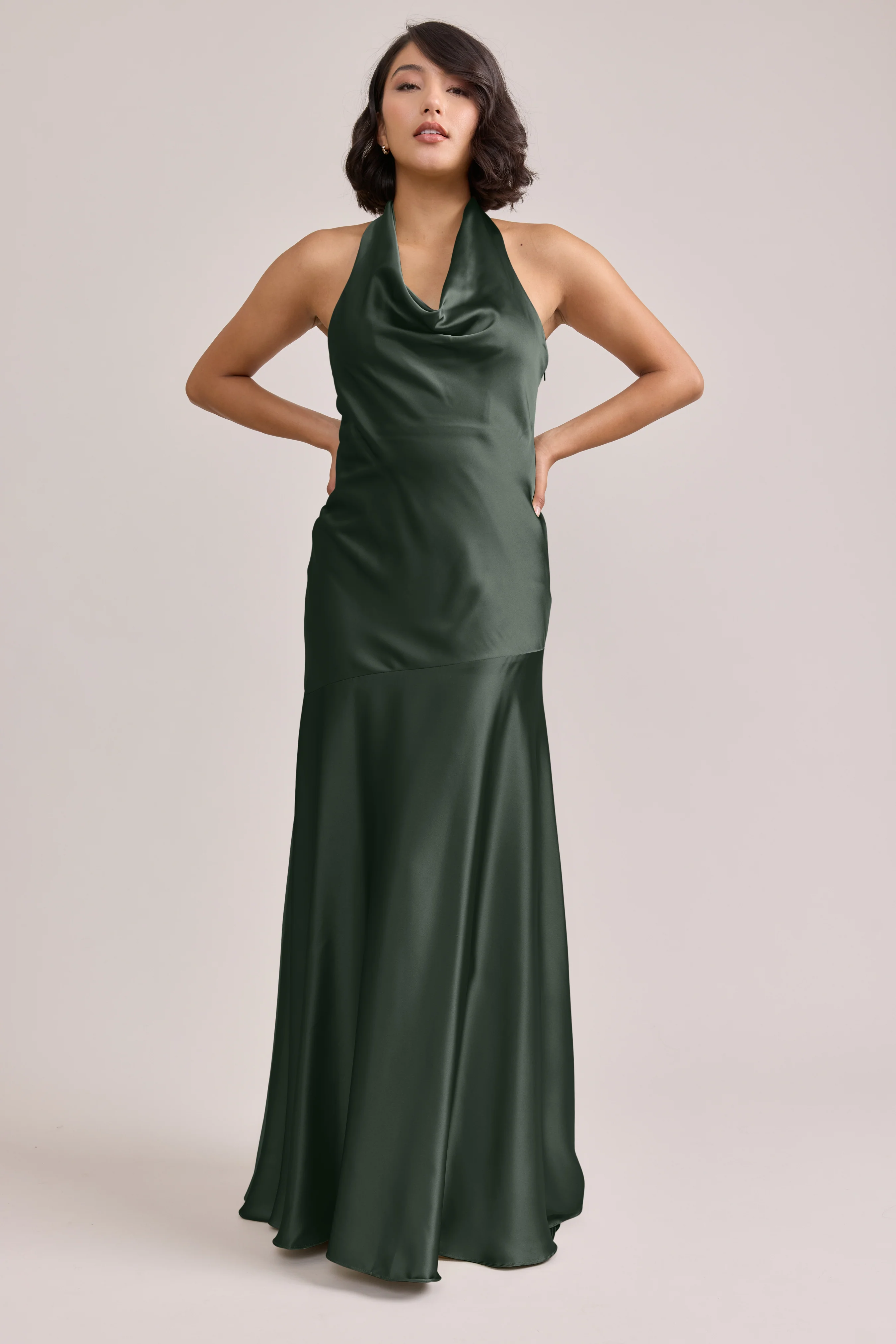Amaya Satin Dress | Made To Order - Image 35