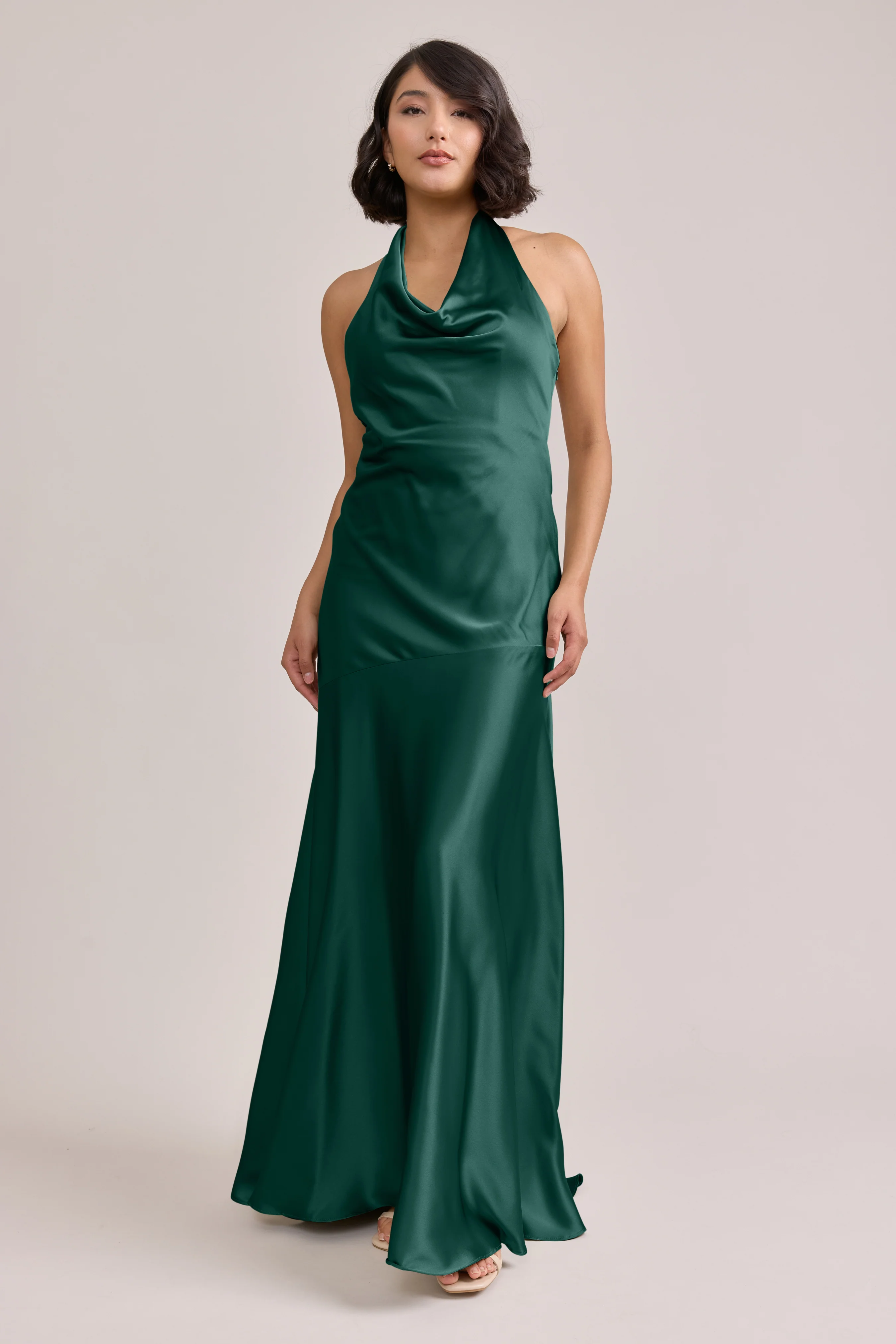 Amaya Satin Dress | Made To Order - Image 45