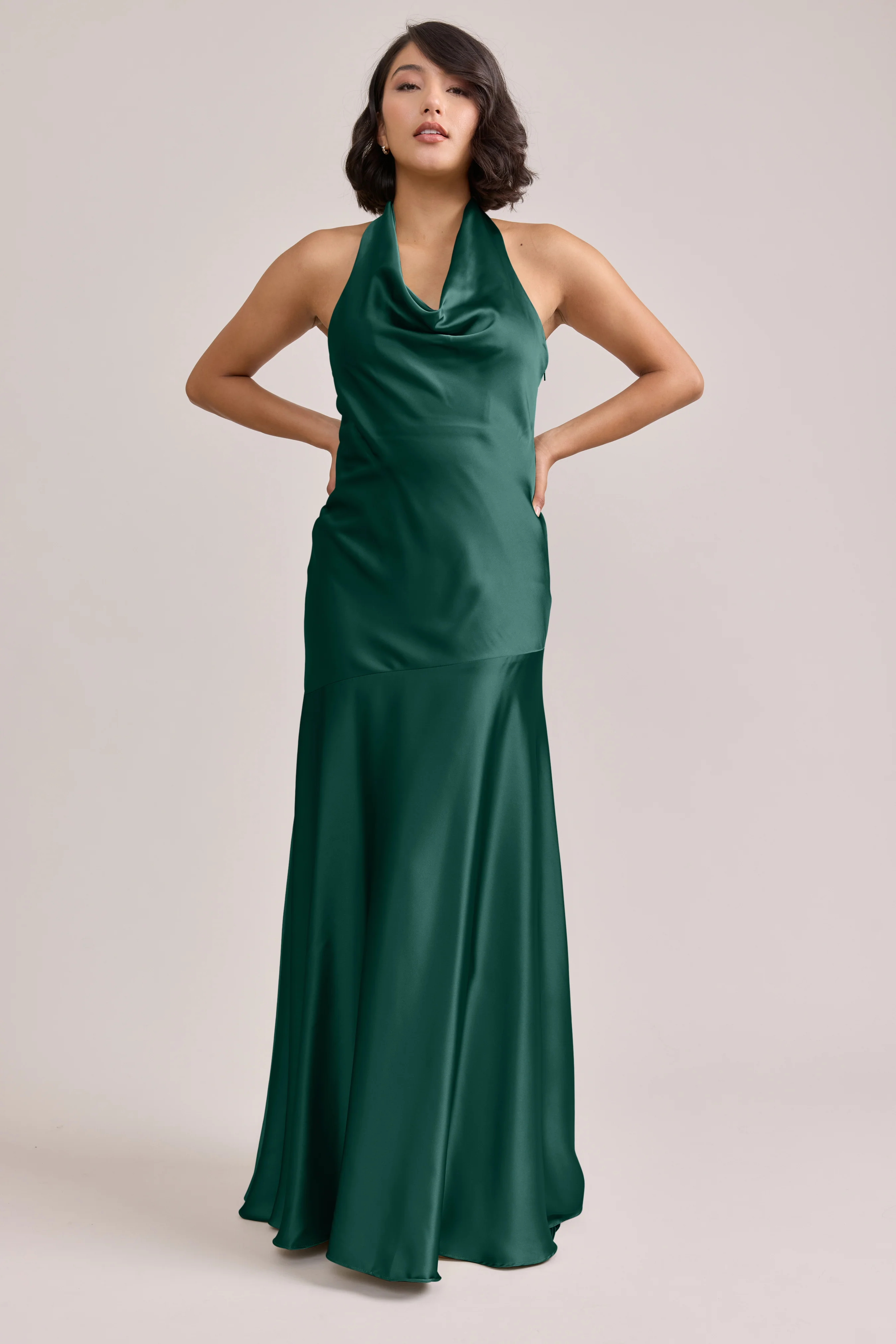 Amaya Satin Dress | Made To Order - Image 46