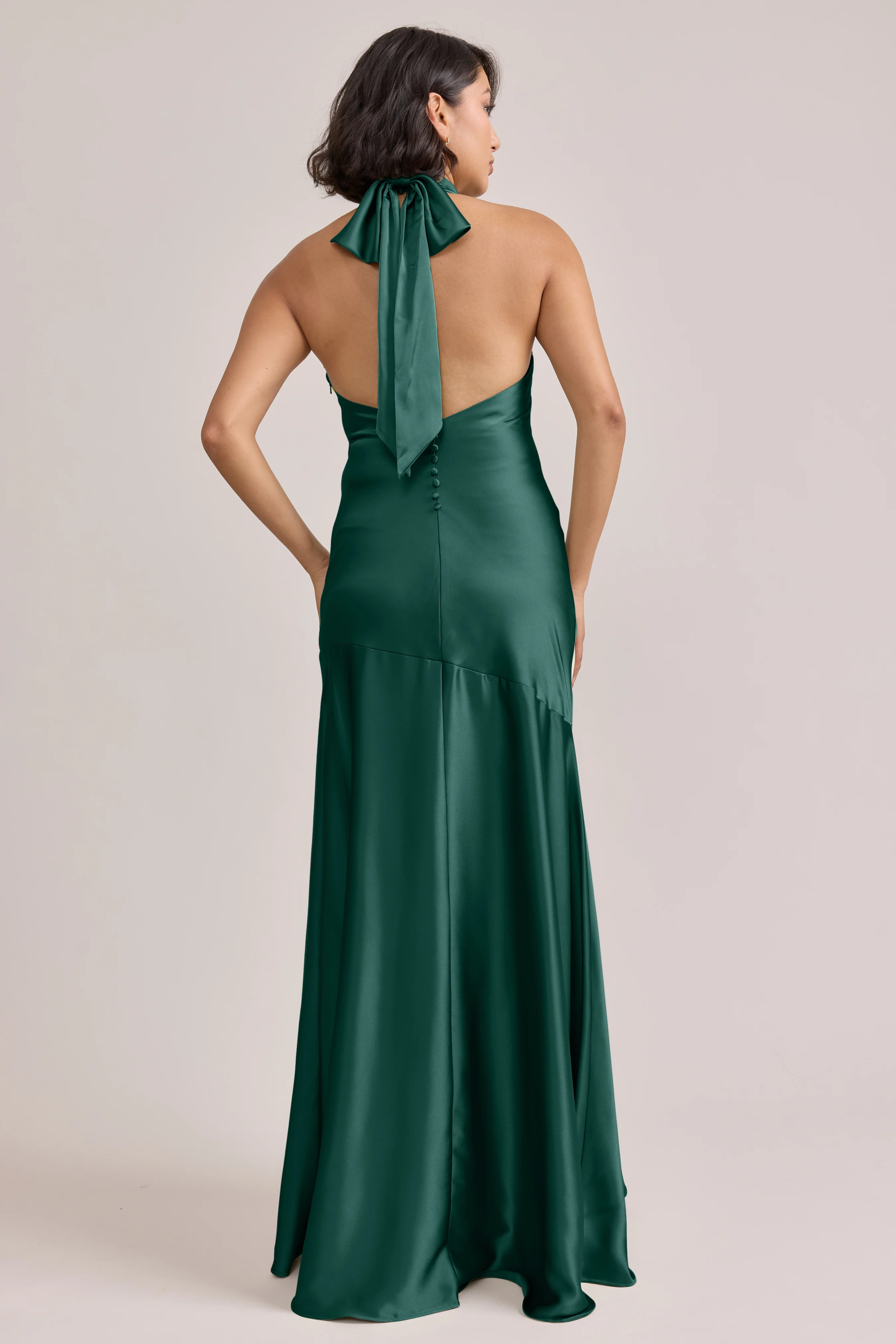 Amaya Satin Dress | Made To Order - Image 47