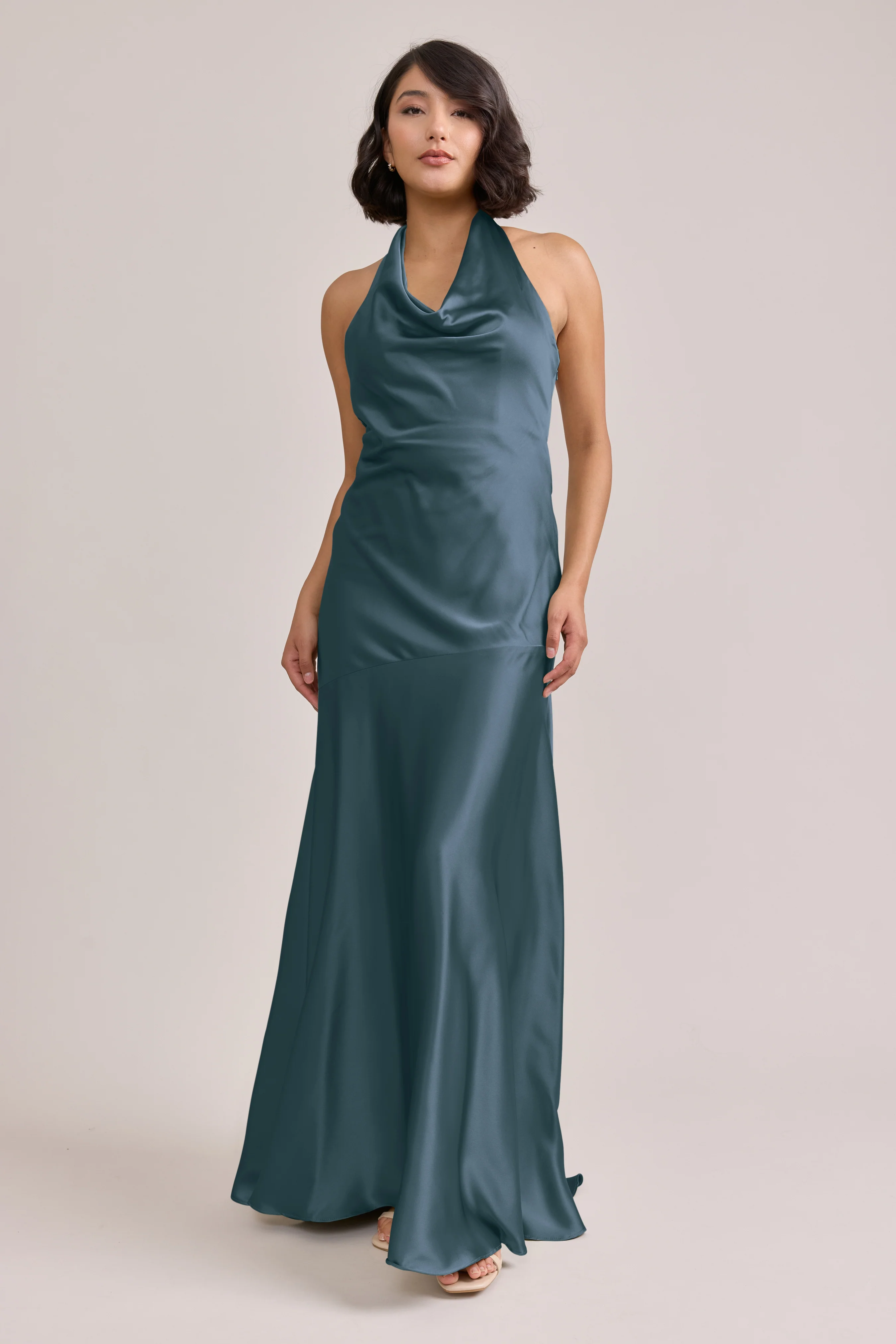 Amaya Satin Dress | Made To Order - Image 48