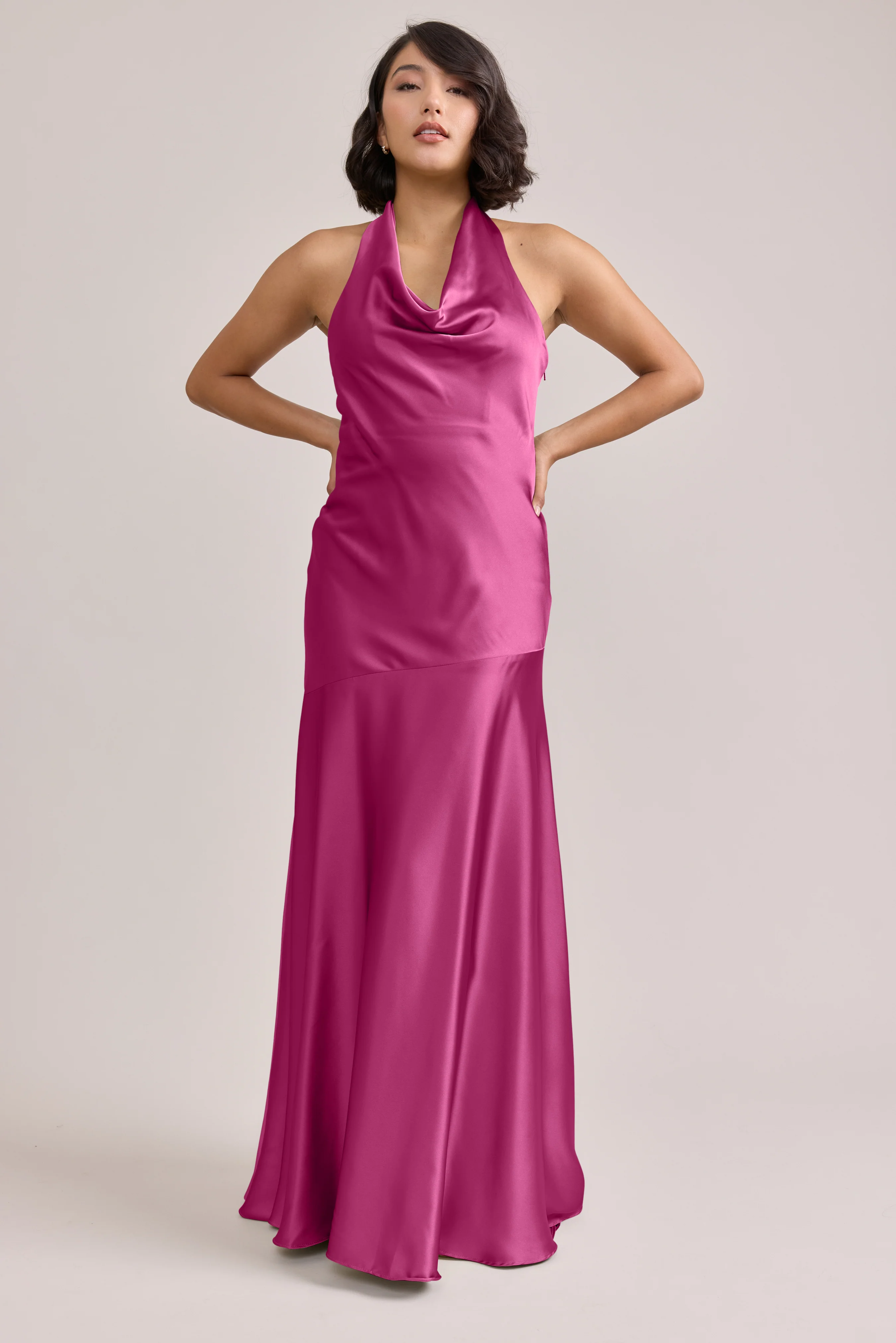 Amaya Satin Dress | Made To Order - Image 55