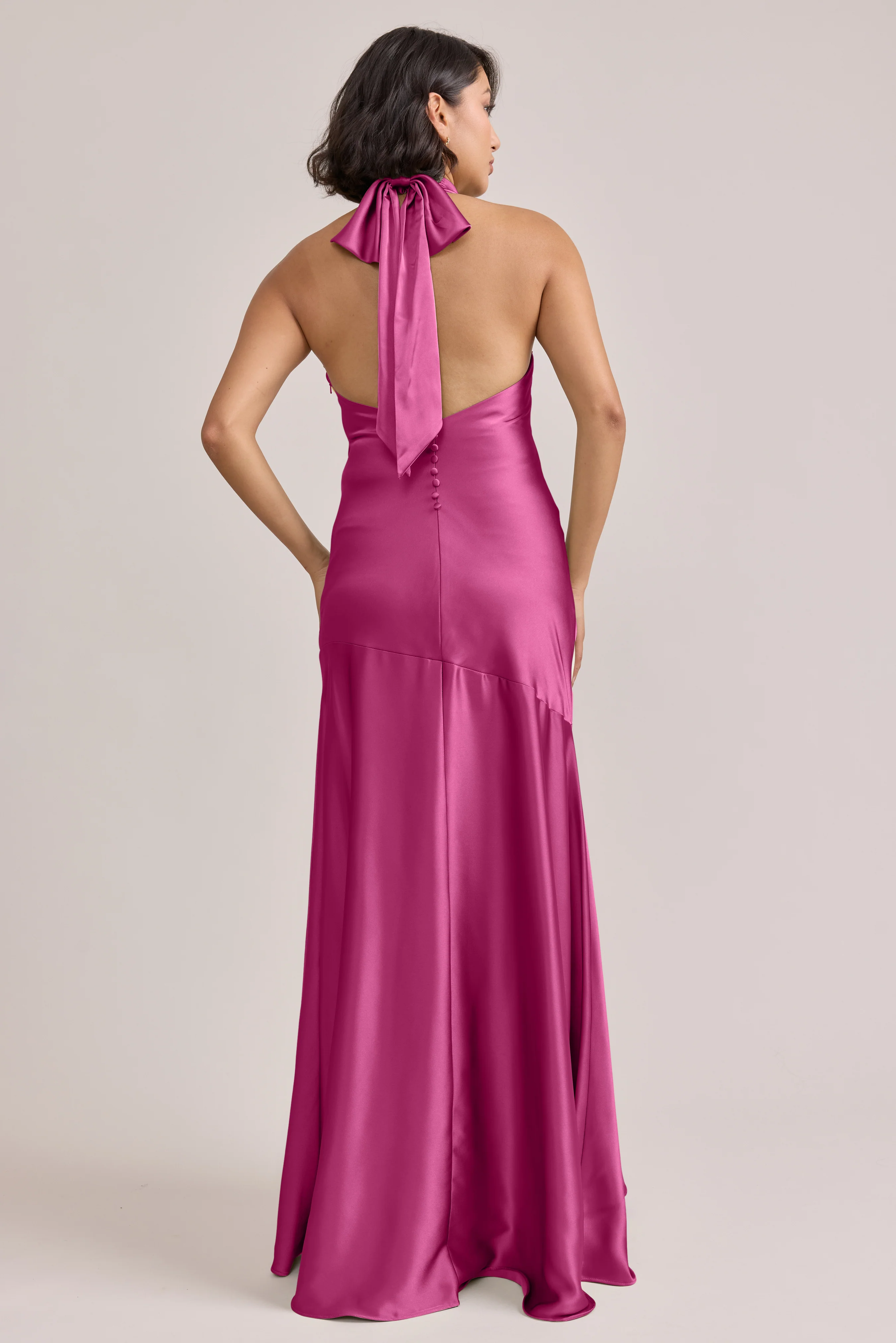 Amaya Satin Dress | Made To Order - Image 56
