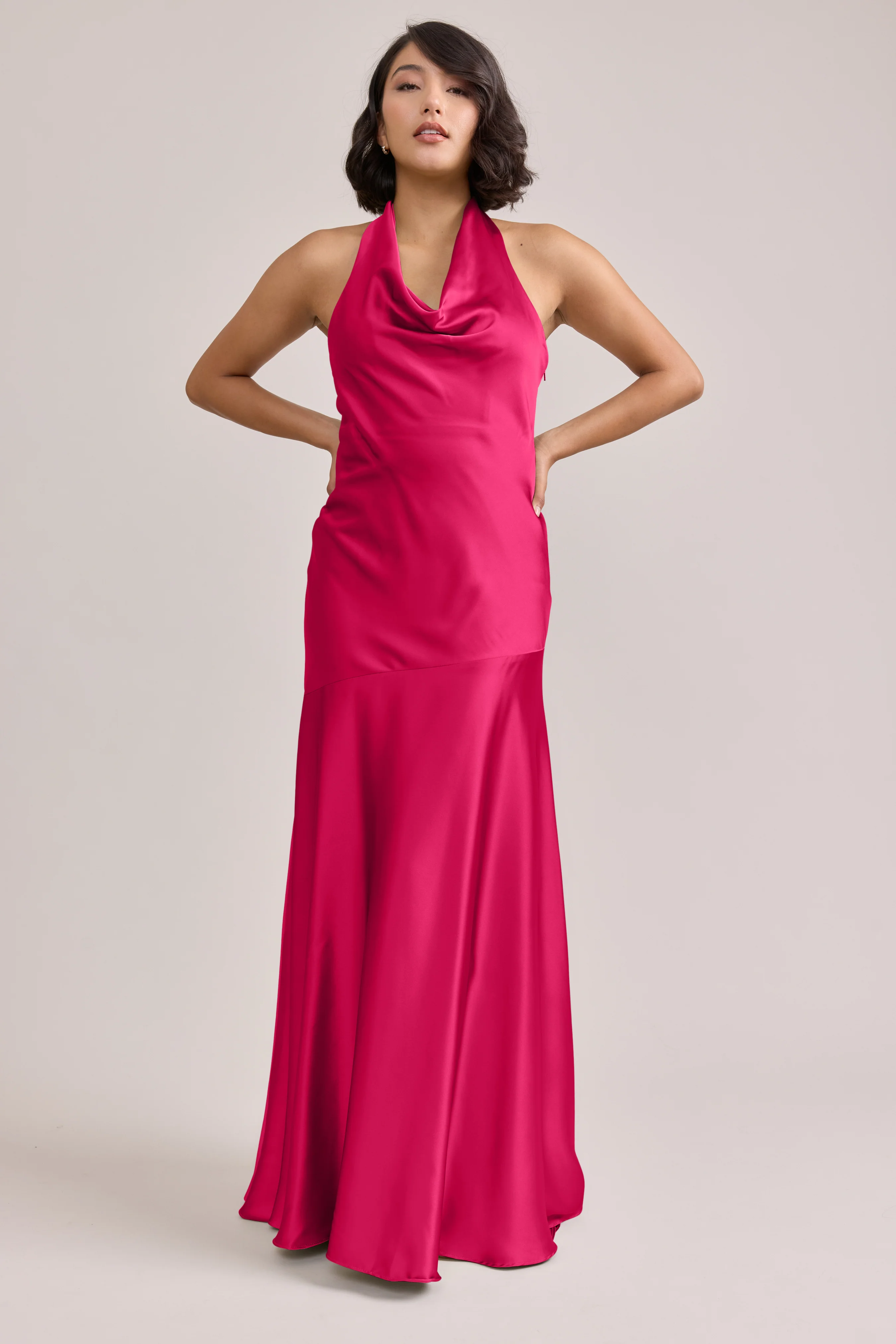 Amaya Satin Dress | Made To Order - Image 65