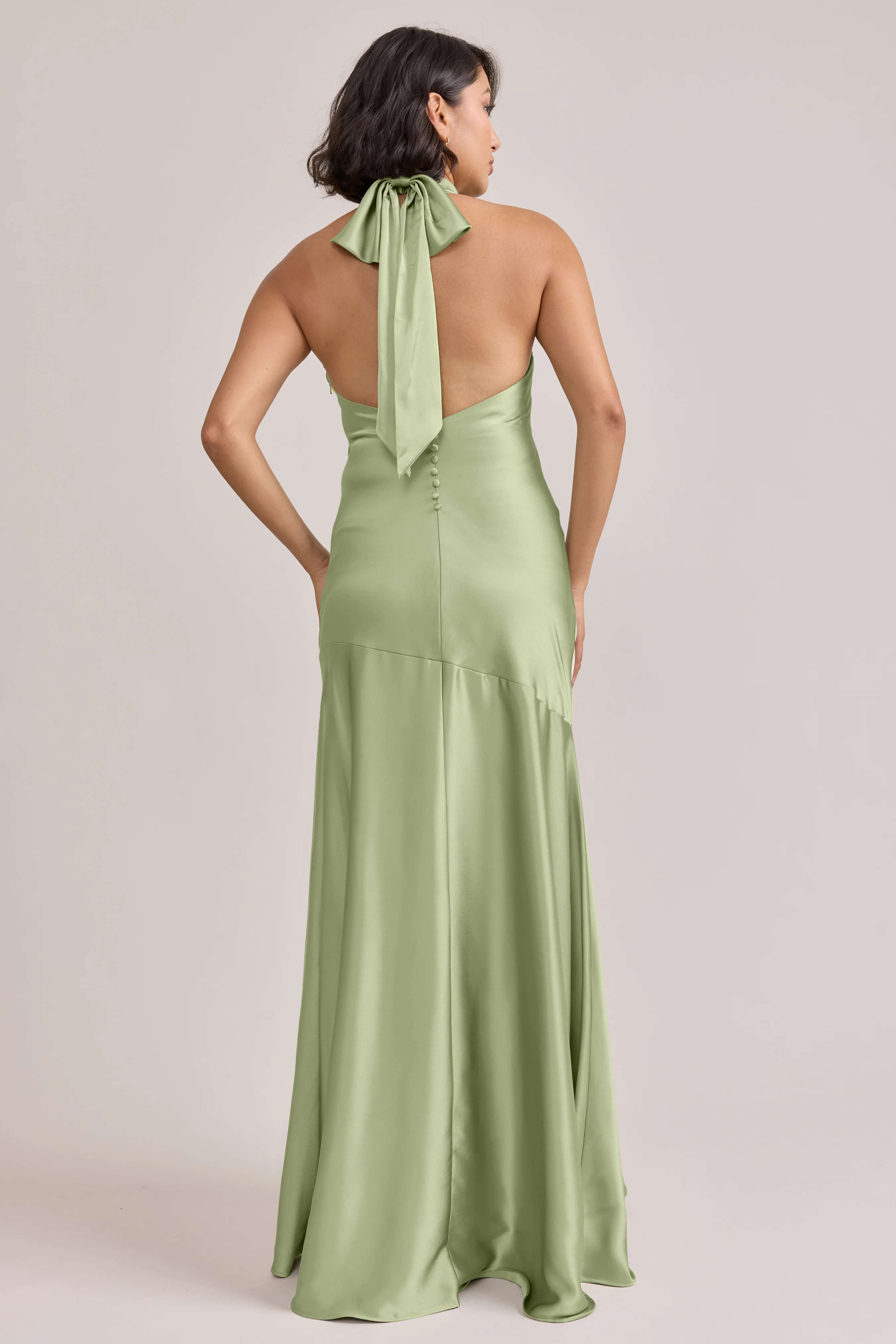 Amaya Satin Dress | Made To Order - Image 87