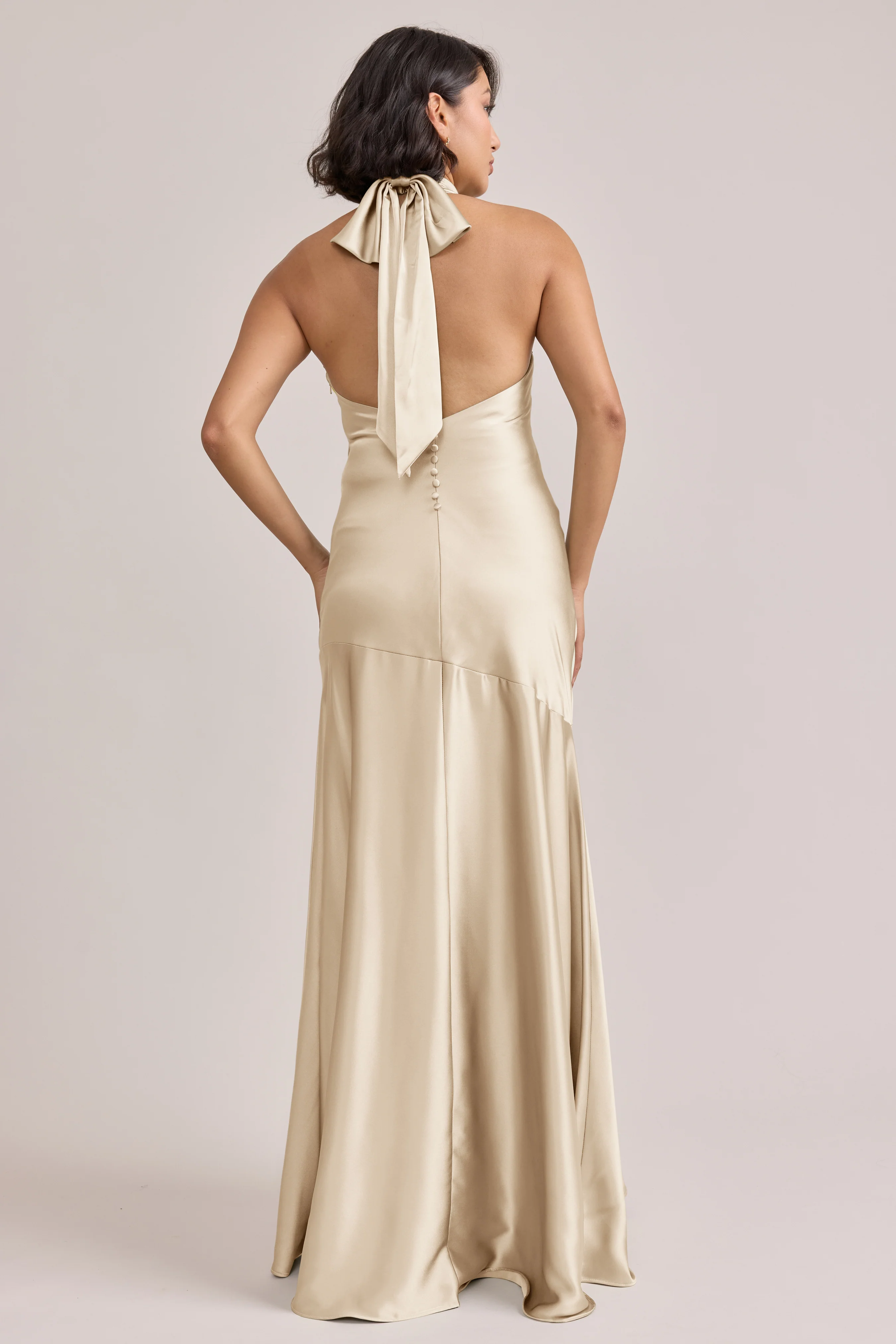 Amaya Satin Dress | Made To Order - Image 99
