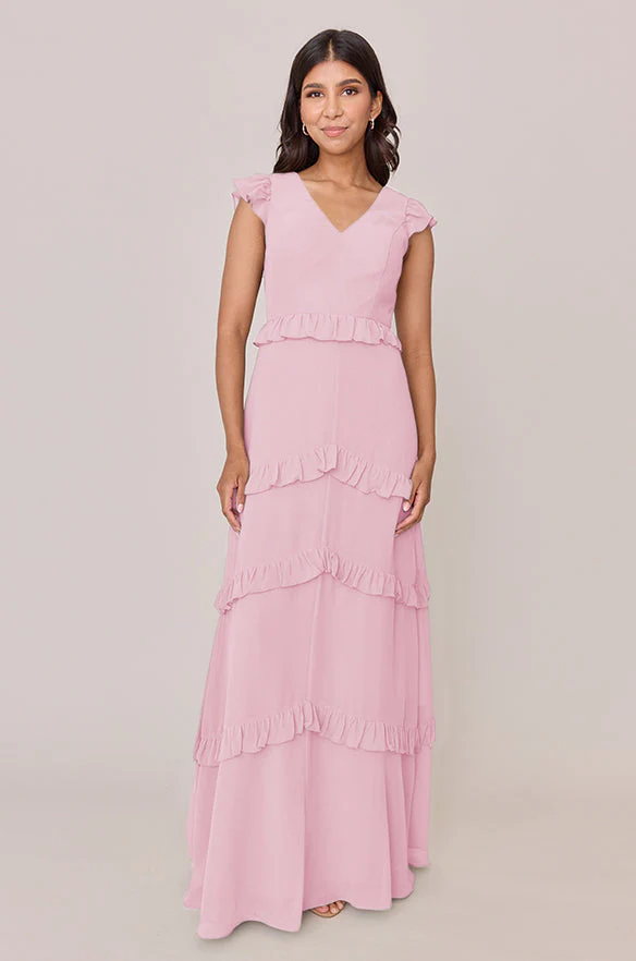 Amelia Chiffon Dress | Made To Order - Image 151