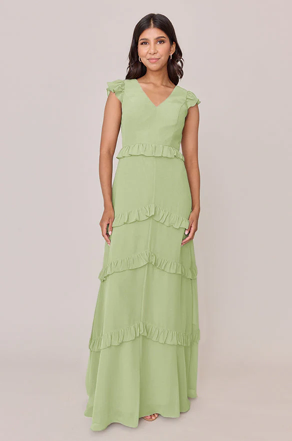Amelia Chiffon Dress | Made To Order - Image 155